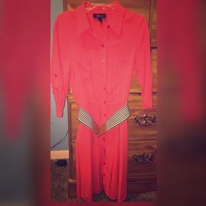 BCX small peach dress